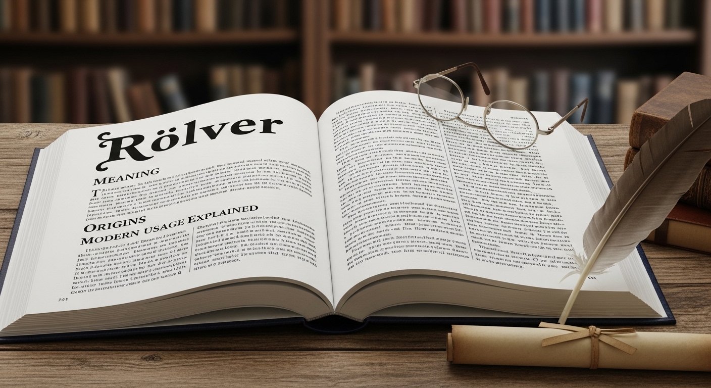 Rölver: Meaning, Origins, and Modern Usage Explained