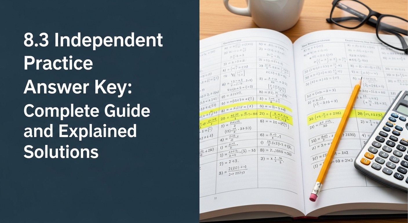 8.3 Independent Practice Page 221 Answer Key: Complete Guide and Explained Solutions