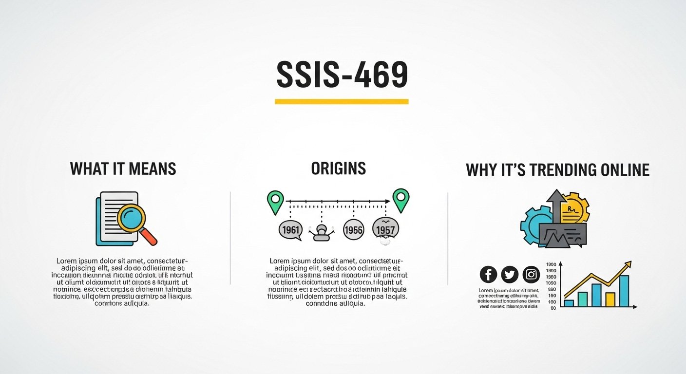 SSIS-469: What It Means, Origins, and Why It’s Trending Online